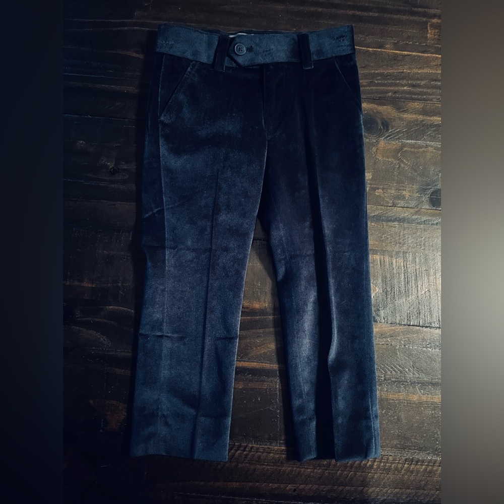 Appaman Elegant Navy Blue Velvet Suit 3T - Picture 10 of 16